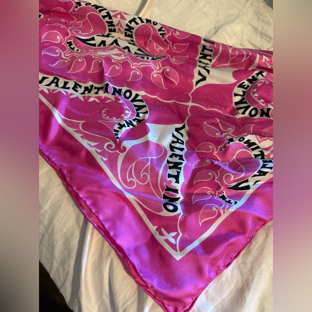 Valentino Vibrant Pink Silk Accessory
